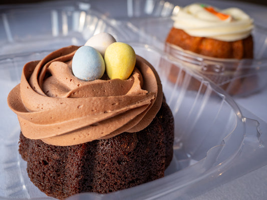 Mini Easter Bundt Cakes