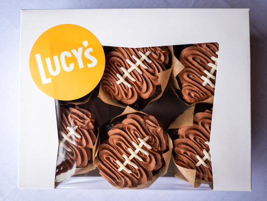 Chocolate Football Cupcakes